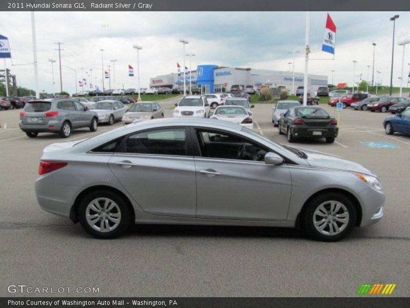 Radiant Silver / Gray 2011 Hyundai Sonata GLS