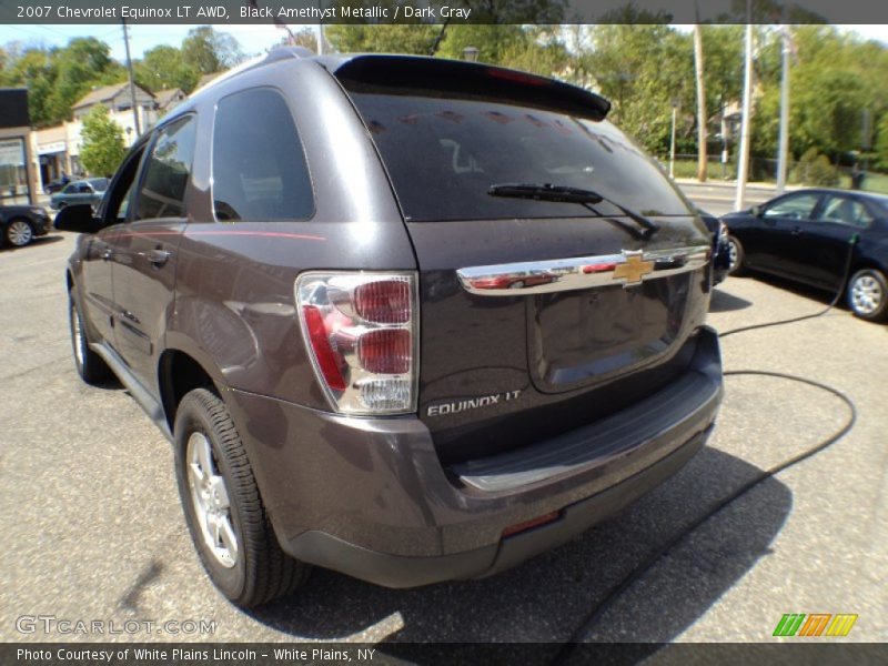 Black Amethyst Metallic / Dark Gray 2007 Chevrolet Equinox LT AWD