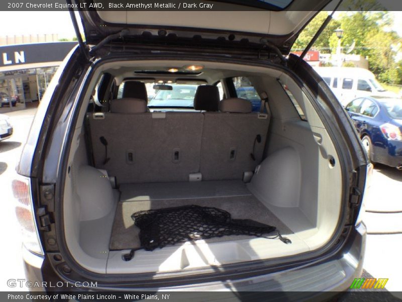 Black Amethyst Metallic / Dark Gray 2007 Chevrolet Equinox LT AWD