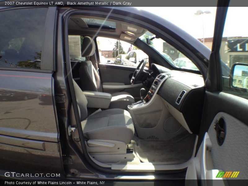Black Amethyst Metallic / Dark Gray 2007 Chevrolet Equinox LT AWD