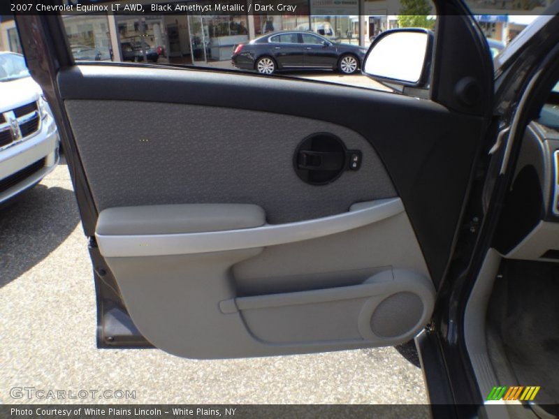 Black Amethyst Metallic / Dark Gray 2007 Chevrolet Equinox LT AWD