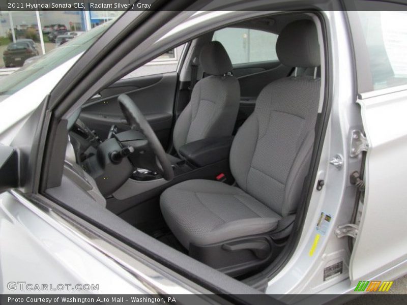 Radiant Silver / Gray 2011 Hyundai Sonata GLS