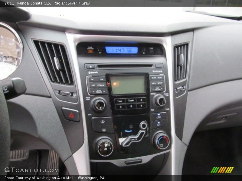 Radiant Silver / Gray 2011 Hyundai Sonata GLS