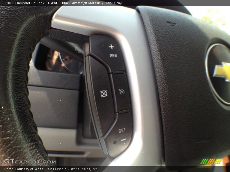 Black Amethyst Metallic / Dark Gray 2007 Chevrolet Equinox LT AWD