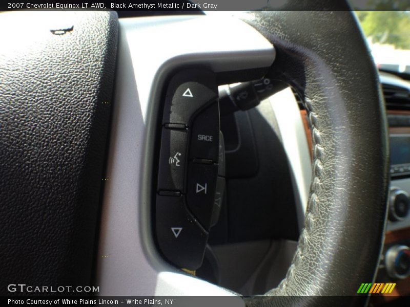 Black Amethyst Metallic / Dark Gray 2007 Chevrolet Equinox LT AWD