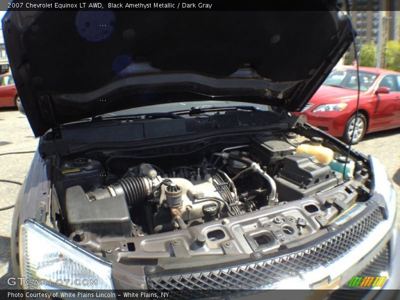 Black Amethyst Metallic / Dark Gray 2007 Chevrolet Equinox LT AWD