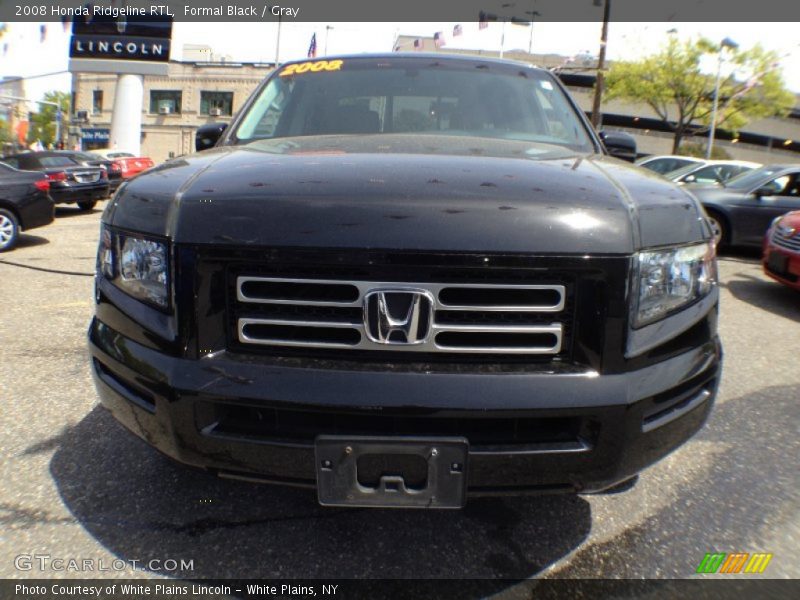 Formal Black / Gray 2008 Honda Ridgeline RTL