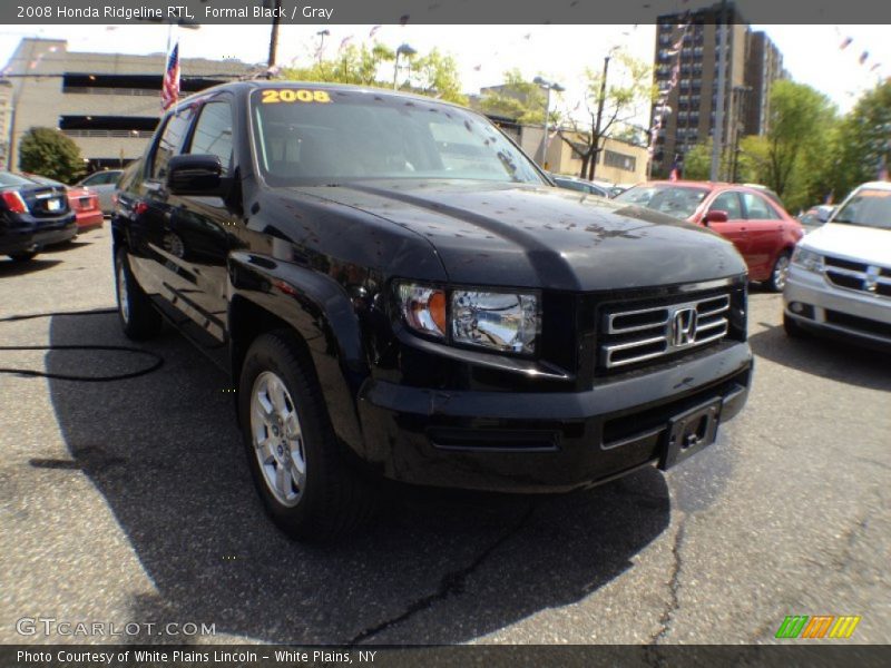 Formal Black / Gray 2008 Honda Ridgeline RTL