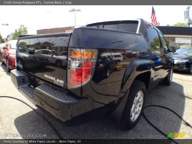 Formal Black / Gray 2008 Honda Ridgeline RTL