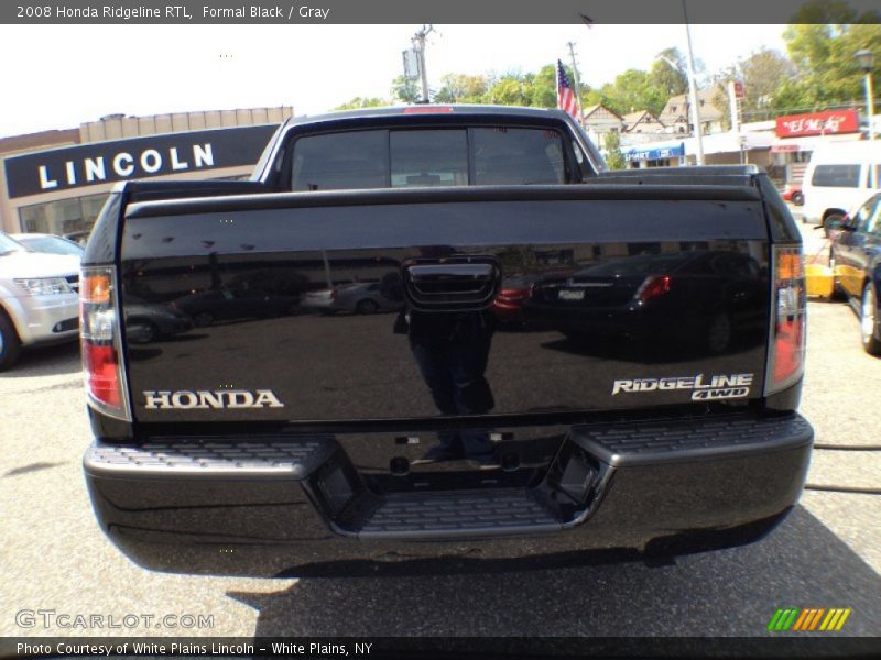 Formal Black / Gray 2008 Honda Ridgeline RTL