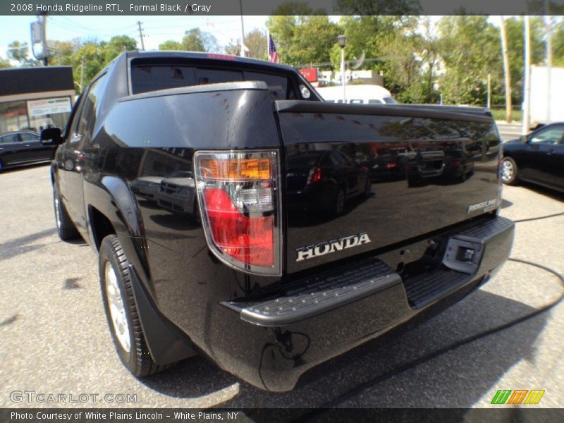 Formal Black / Gray 2008 Honda Ridgeline RTL