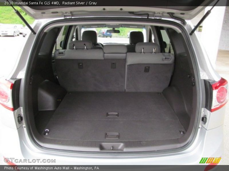 Radiant Silver / Gray 2010 Hyundai Santa Fe GLS 4WD