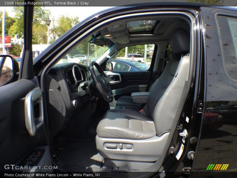 Formal Black / Gray 2008 Honda Ridgeline RTL