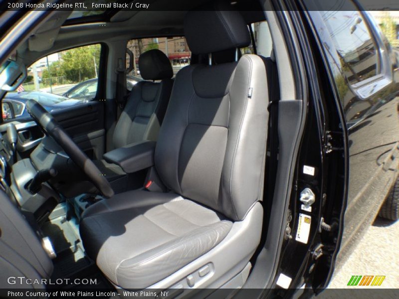 Formal Black / Gray 2008 Honda Ridgeline RTL
