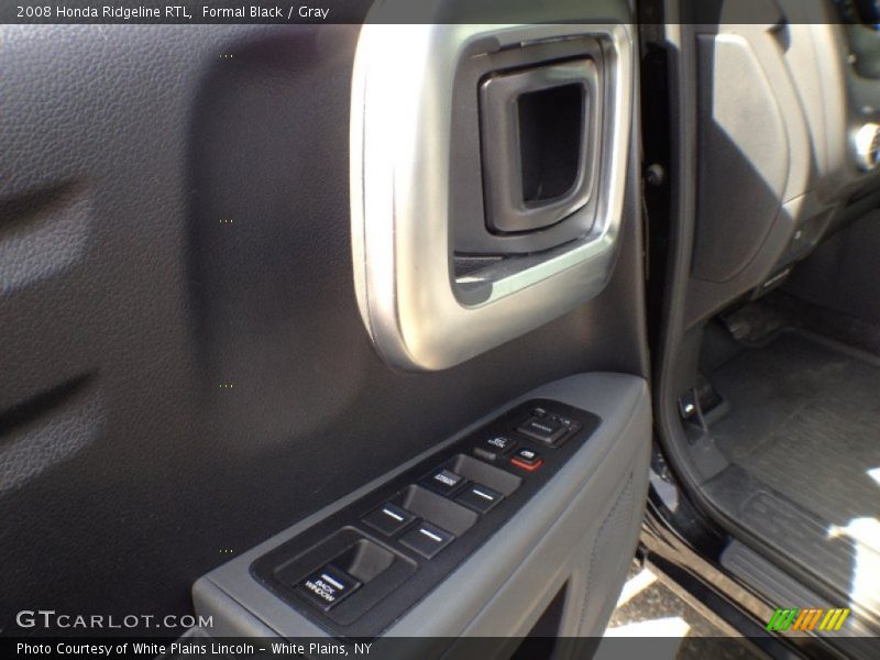 Formal Black / Gray 2008 Honda Ridgeline RTL