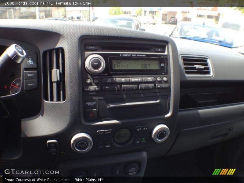 Formal Black / Gray 2008 Honda Ridgeline RTL