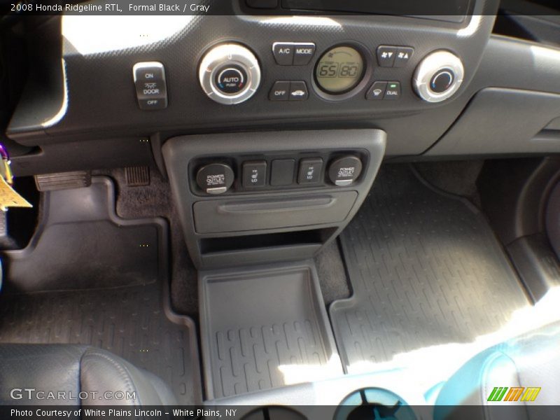 Formal Black / Gray 2008 Honda Ridgeline RTL