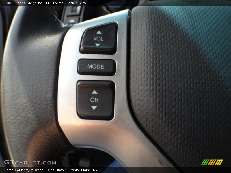 Formal Black / Gray 2008 Honda Ridgeline RTL