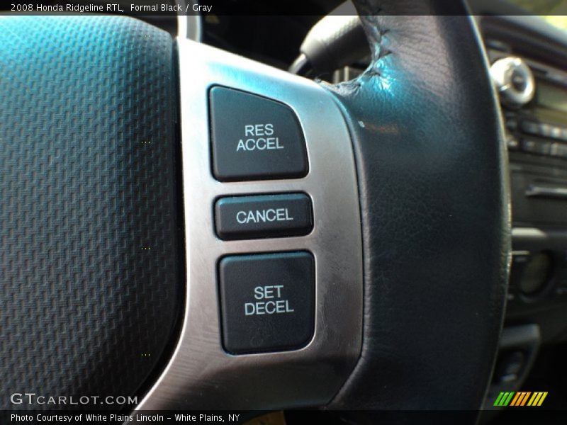 Formal Black / Gray 2008 Honda Ridgeline RTL