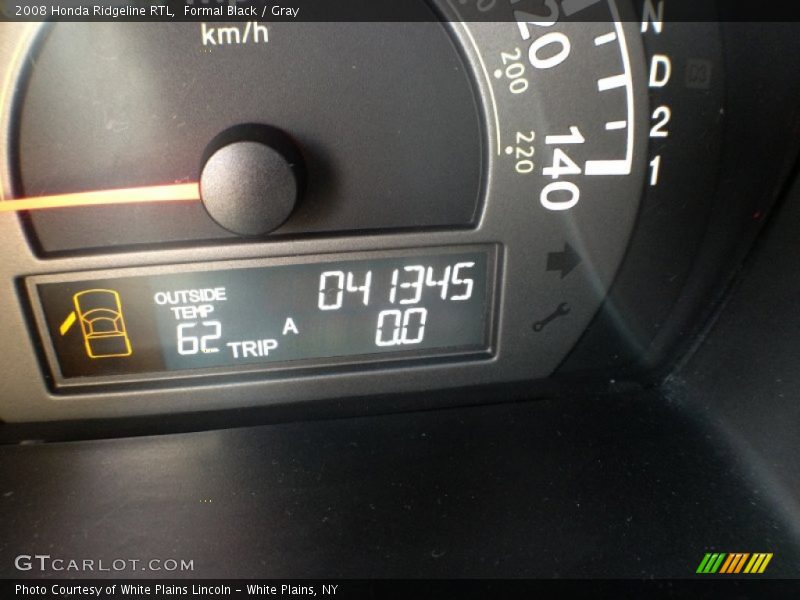Formal Black / Gray 2008 Honda Ridgeline RTL