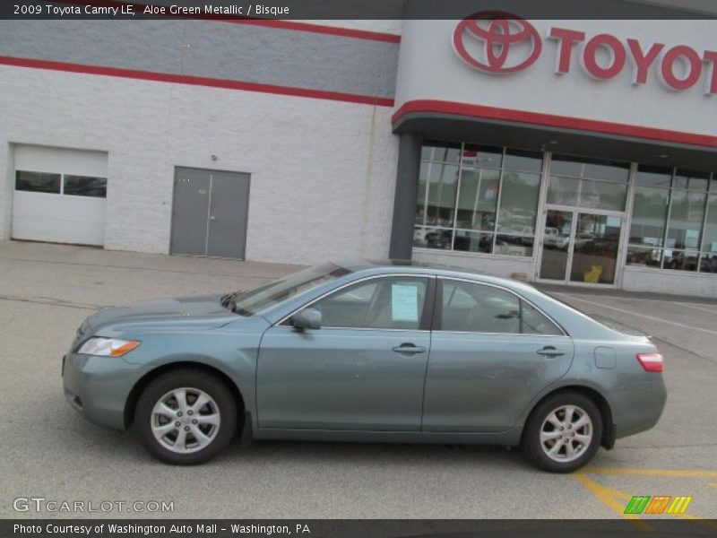 Aloe Green Metallic / Bisque 2009 Toyota Camry LE