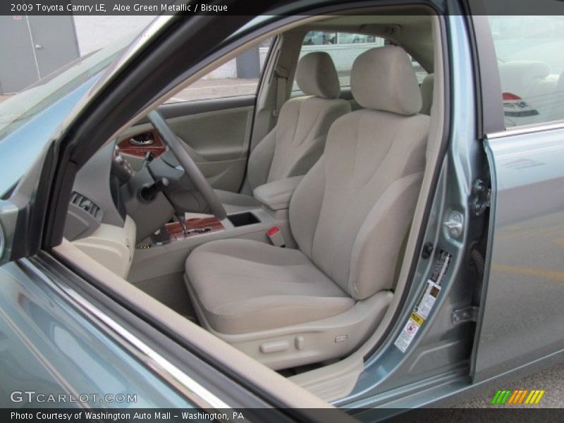 Aloe Green Metallic / Bisque 2009 Toyota Camry LE