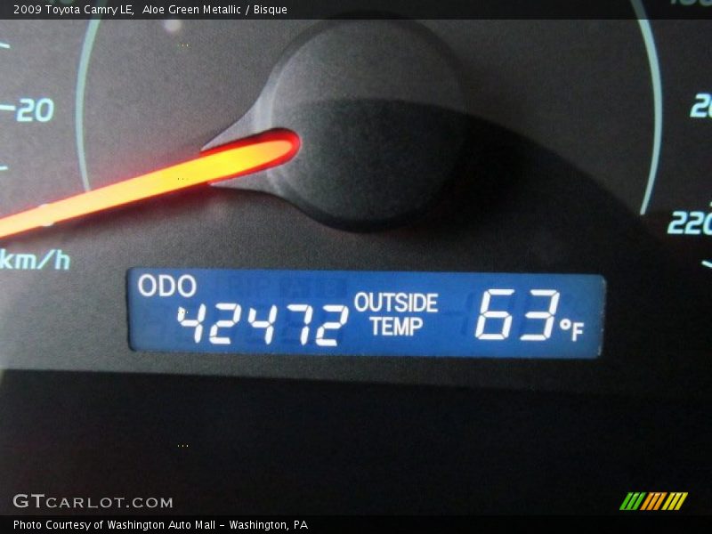 Aloe Green Metallic / Bisque 2009 Toyota Camry LE