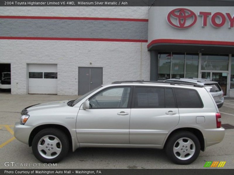 Millenium Silver Metallic / Ash 2004 Toyota Highlander Limited V6 4WD