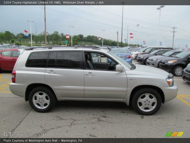 Millenium Silver Metallic / Ash 2004 Toyota Highlander Limited V6 4WD
