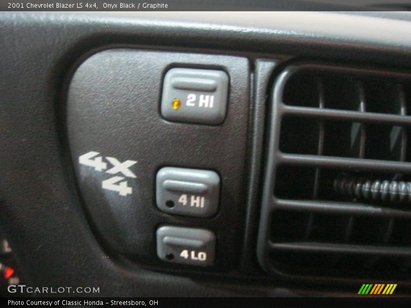 Onyx Black / Graphite 2001 Chevrolet Blazer LS 4x4