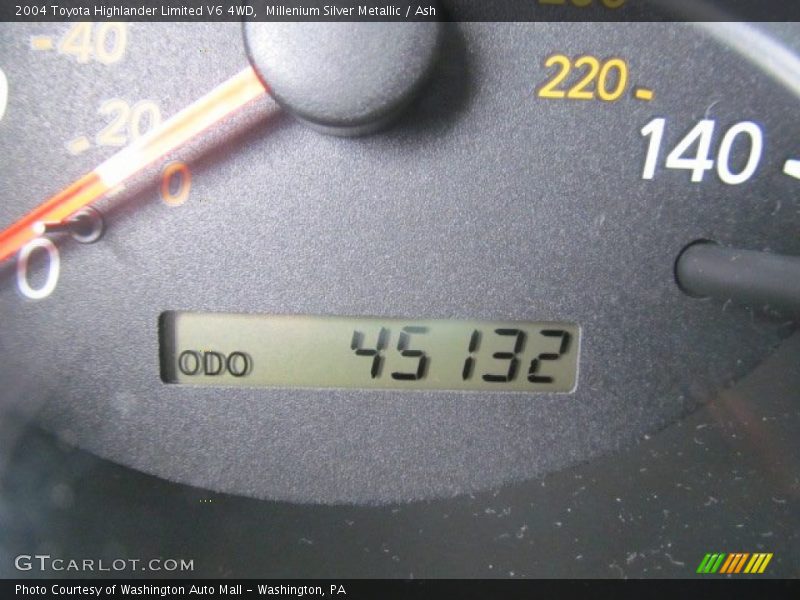 Millenium Silver Metallic / Ash 2004 Toyota Highlander Limited V6 4WD