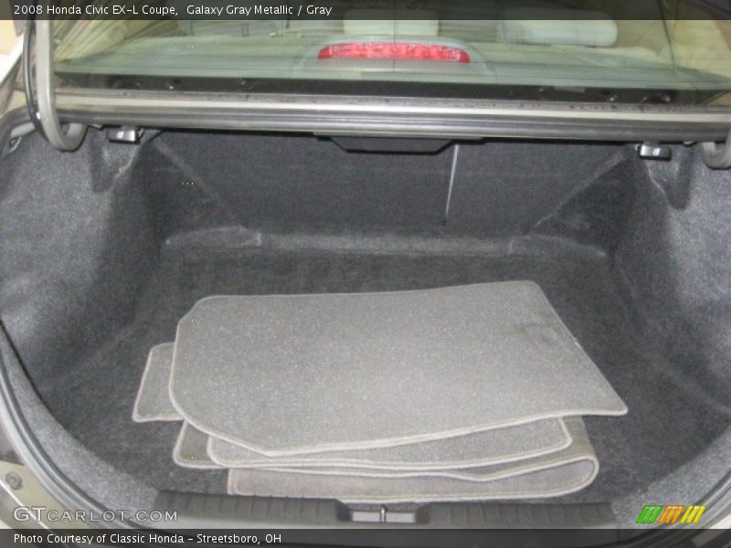Galaxy Gray Metallic / Gray 2008 Honda Civic EX-L Coupe