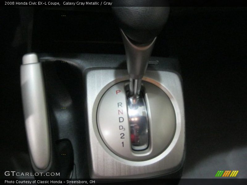 Galaxy Gray Metallic / Gray 2008 Honda Civic EX-L Coupe