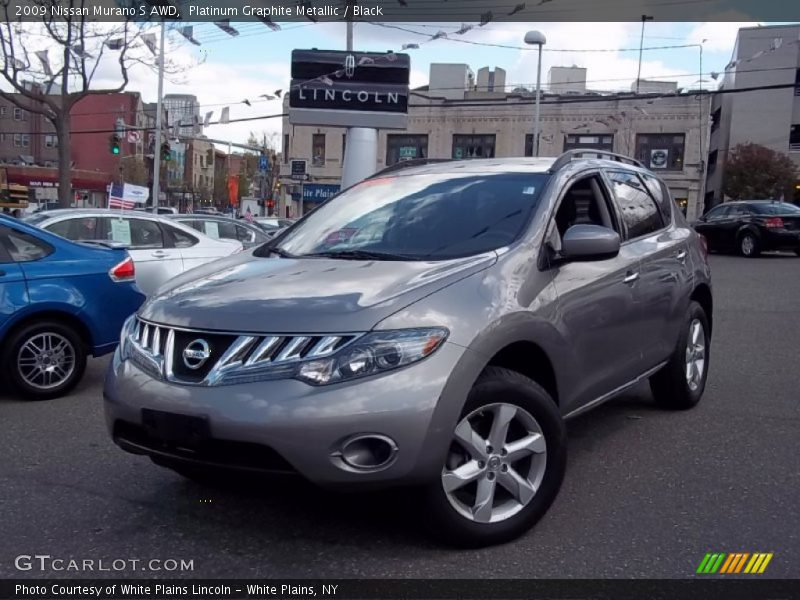Platinum Graphite Metallic / Black 2009 Nissan Murano S AWD