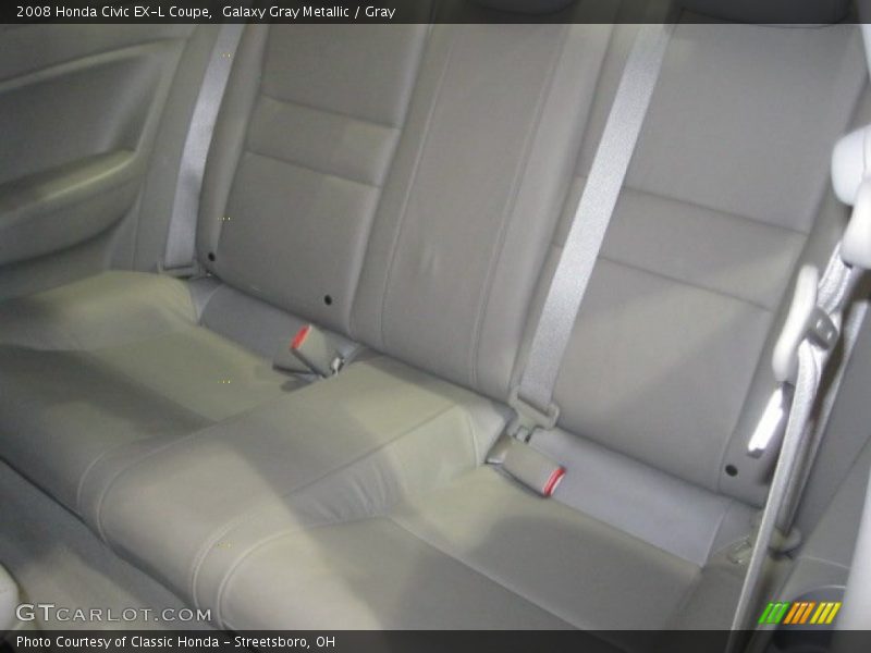 Galaxy Gray Metallic / Gray 2008 Honda Civic EX-L Coupe