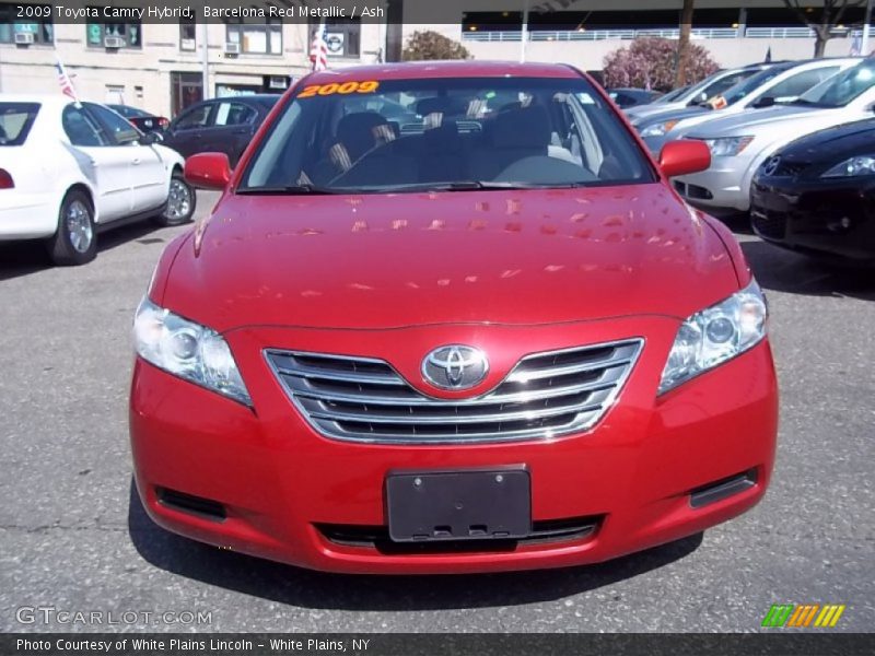 Barcelona Red Metallic / Ash 2009 Toyota Camry Hybrid