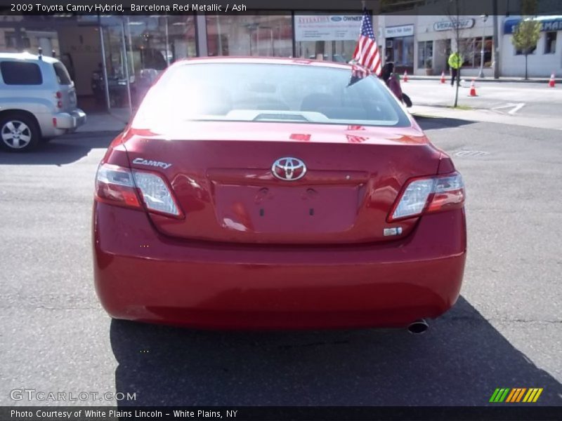 Barcelona Red Metallic / Ash 2009 Toyota Camry Hybrid