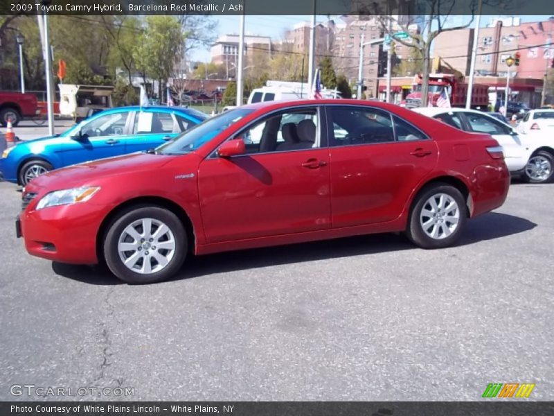 Barcelona Red Metallic / Ash 2009 Toyota Camry Hybrid