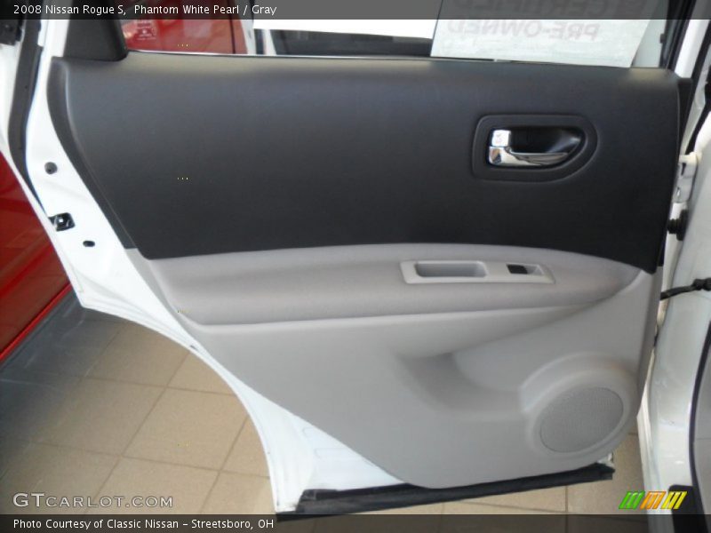 Phantom White Pearl / Gray 2008 Nissan Rogue S