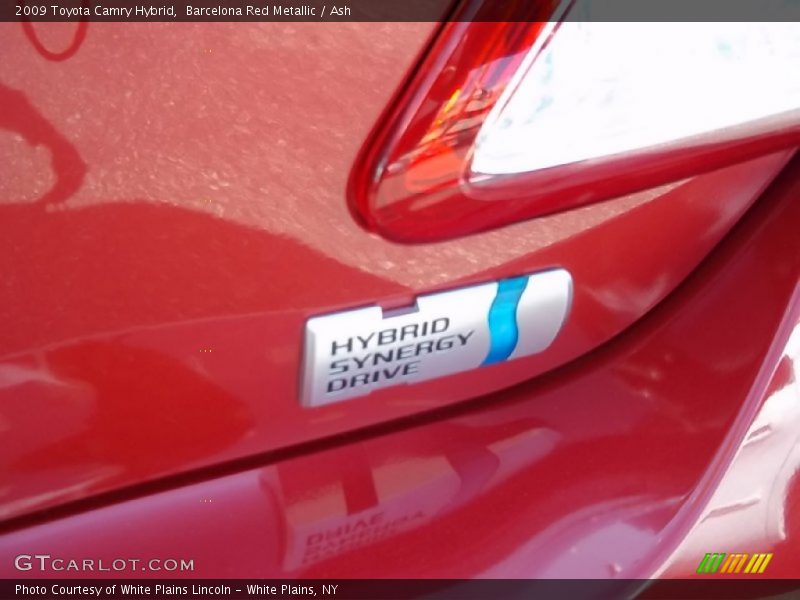 Barcelona Red Metallic / Ash 2009 Toyota Camry Hybrid