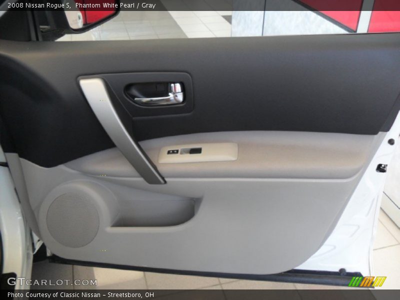Phantom White Pearl / Gray 2008 Nissan Rogue S