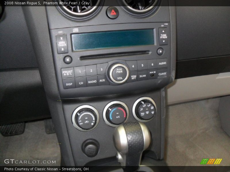 Phantom White Pearl / Gray 2008 Nissan Rogue S