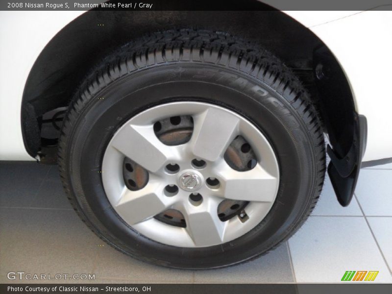 Phantom White Pearl / Gray 2008 Nissan Rogue S