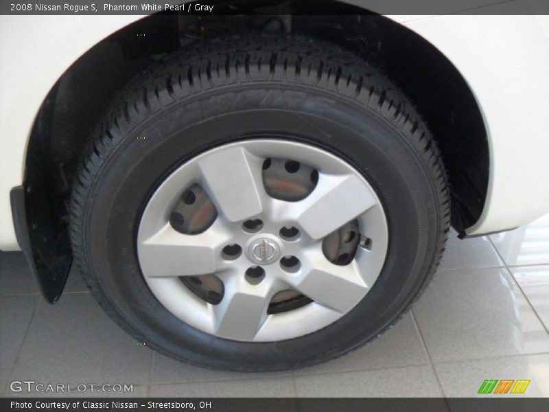 Phantom White Pearl / Gray 2008 Nissan Rogue S