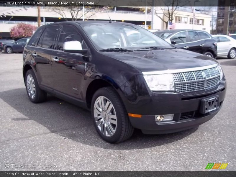 Black / Medium Light Stone 2009 Lincoln MKX AWD