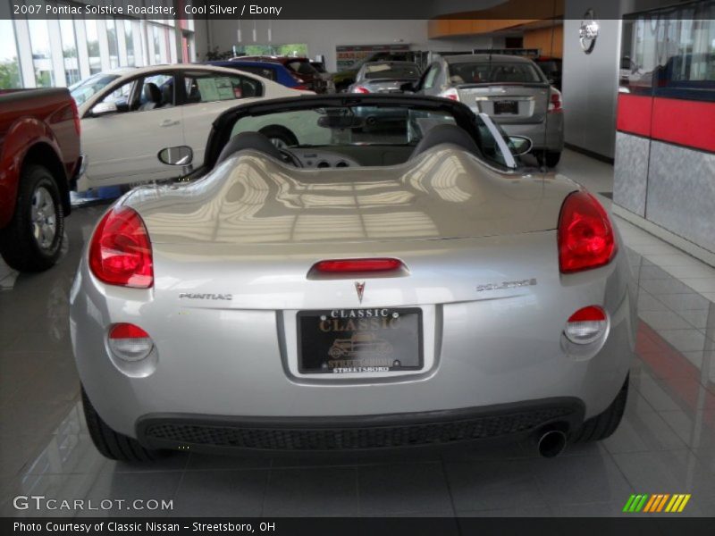 Cool Silver / Ebony 2007 Pontiac Solstice Roadster
