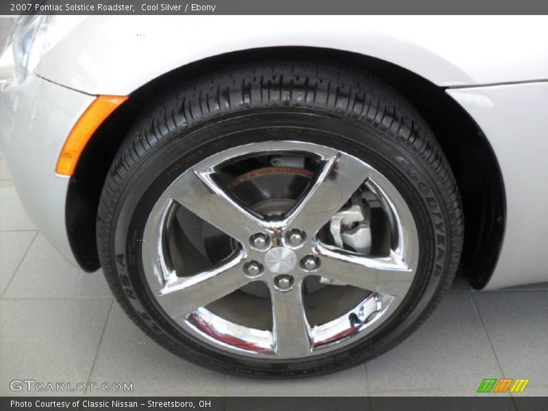 Cool Silver / Ebony 2007 Pontiac Solstice Roadster