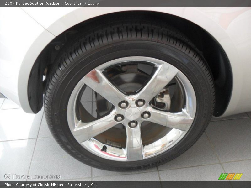 Cool Silver / Ebony 2007 Pontiac Solstice Roadster