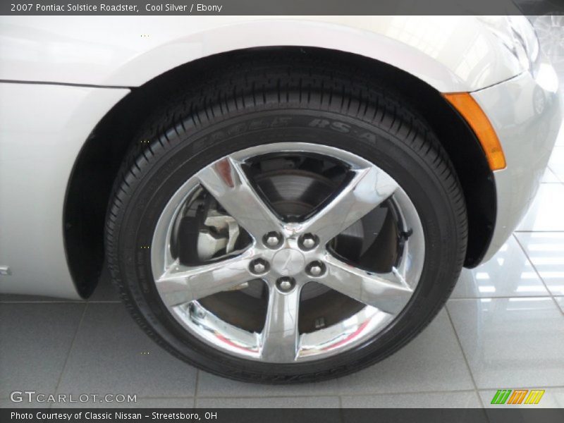 Cool Silver / Ebony 2007 Pontiac Solstice Roadster