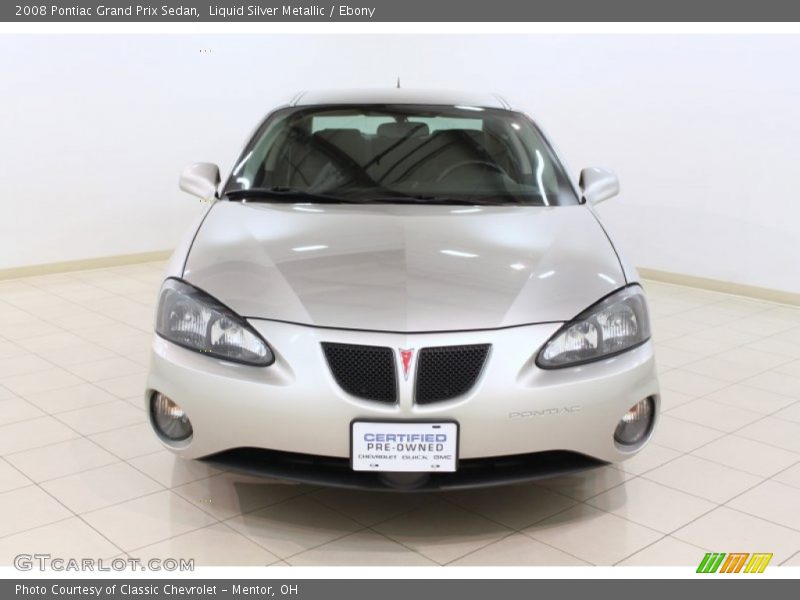Liquid Silver Metallic / Ebony 2008 Pontiac Grand Prix Sedan